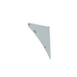 Topo alumínio Direito Anodizado P/Perfil LOGI