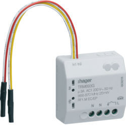 TRM693G - Micro Module 2E + 1s ON / OFF RF 500W, C / N HAGER EAN: 3250615988805