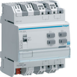 TXA304 - Modul 4 Binäre Einträge 230 V KNX HAGE EAN: 3250616049277