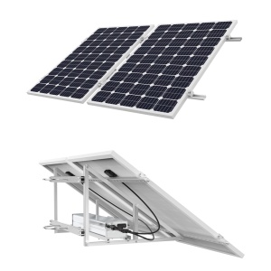 Uniview - Sistema autónomo de fornecimento de energia para CCTV - 2x Painel solar 200W (400W no total) - Bateria de lítio LiFePo4 2560Wh - Módulo de operação integrado - Apoio para ancoragem de mastro