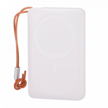 VEGER kabellose magnetische Powerbank – 10.000 mAh Kapazität – USB-C, Lightning-Eingänge – USB-C, USB-A, kabellose Ausgänge – Laden Sie 3 Geräte gleichzeitig – PD20 W Schnellladung