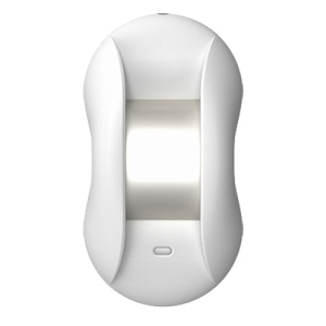 Vorhang-PIR-Melder – Kabellos – Interne Antenne – LED-Anzeige für niedrigen Batteriestand – Erkennung vom Typ „Virtueller Vorhang“ – Stromversorgung 2 AAA 1,5 V LR6-Batterien