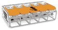 WAGO - Ligado compacto | hasta 0 6mm' | naranja I transparente | 5 conductores | árbitro. 221-615 NOVIDADE