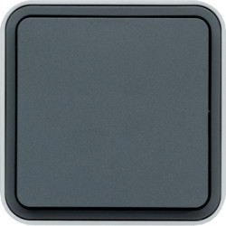 WNC020 - Cubyko s - Botón simple, gris HAGER Ean:3250617170208