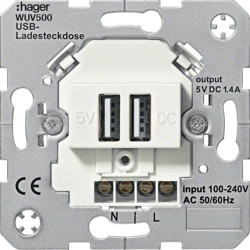 WUV500 - USB ENERGY TAKING, WHITE