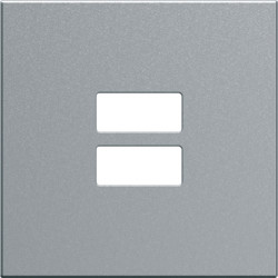 WXD112T - Galerie 2M Miroir USB Charge., Aluminium Hager Ean: 3250617190251