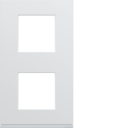 WXP0042 - Galerie 2x2m Tableau x2 Vert. 71 mm, White Hager Ean: 3250617199155