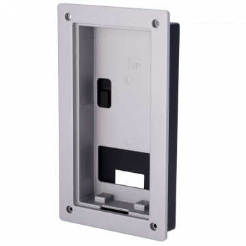 X-Security - Caixa de registo para XS-V3221E-IP - Um módulo - 223mm (Al) x 121mm (Lg) x 33mm (Pf) - Fabricado com liga de alumínio - Conexão versátil com buracos para conexão