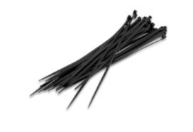 000900092 - 8436021940926Saco 100u galleta 100% nylon 100x2,5mm Negro