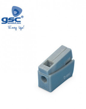 001105523 - 8433373055230Saco 5u Conector de emenda rápida 1 via Cinza