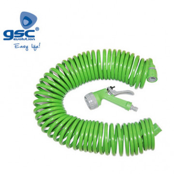 003602045 - 8433373020450Kit de manguera espiral de 15M con pistola de 7 deberes