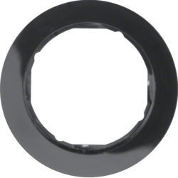 10112045 - R.clásico - marco x1, negro HAGER Ean:4011334364535