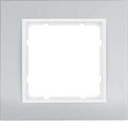 10113904 - B.3 - quadro x1, alumínio/branco HAGER EAN:4011334252184