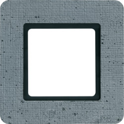 10116120 - Q.7 - marco x1 p/ LED, Concreto HAGER Ean:4011334502364