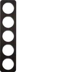 10152359 - R.1 - marco x5, Madera roble/blanco HAGER Ean:4011334413141