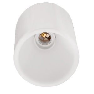 101545002 - Suporte de lâmpadas superfície alta E27 Branco