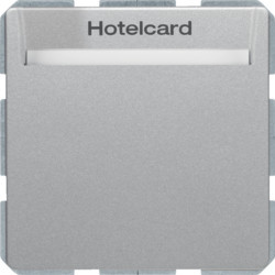 16406094 - Q.x - Interrup. cartão hotel, alum HAGER EAN:4011334443445