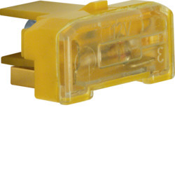 167602 - lampe. Incand. C / terme. N, jaune, 12v Hager Ean: 4011334293330