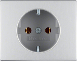 17197003 - K.1/K.5 - sphl. Schuko c/obtur., alumbre HAGER Ean:4011334437260