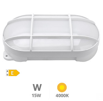 200205000 - Aplique LED oval Cercis con red 15W 4200K Blanco