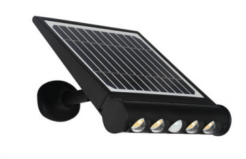 200210015 - 84333373066007tombua Applikation Solarwand LED mit Bewegungssensor und Twilight 8W 6000K Schwarz