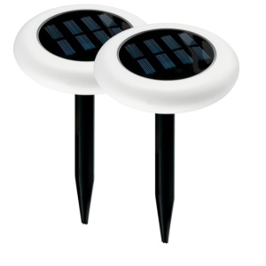 201210022 - Pack 2 Solid Garden Piles Led Volobe RGB IP44