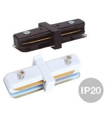 202210002 - 8433373063877Conector derecho a reflector fase única Blanco