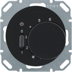 20302045 - R.1/R.3 - termostato c/ ON/Apagado, negro HAGER Ean:4011334377276