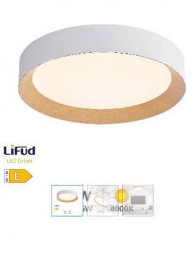 203605087 - 8433373069312Plafon LED Peranka 65W 4000K Blanco + Efecto Madera