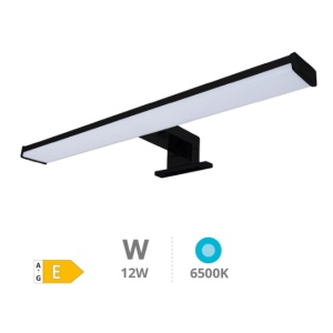 203800091 - Lámpara LED para baño Laksa de 12 W y 65000 K, color negro