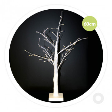 204690150 - 84333730744844arvore decorativo LED Condado 60cm 3xAA Blanco