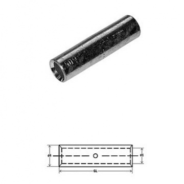 291119 - Conector topo DIN46341 estanhado 0,5-1,0 mm² 100uni