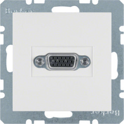 3315408989 - S.1/B.x - salida VGA, blanco HAGER Ean:4011334341666