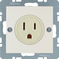41668982 - S.1/B.x - salida NEMA 5-15 R, crema HAGER Ean:4011334305002
