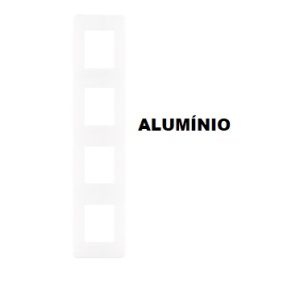 42940 TLU ESPELHO QUÁDRUPLO ALUMINIO 5603011643126