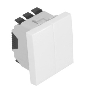 45156 SBR BOTÃO BASCULANTE DUPLO - 2 Emocionante BRANCO 5603011573331