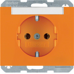 47397014 - K.1/K.5 - Schuko S.-Label, orange HAGER EAN:4011334263708