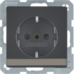 47496086 - Q.x - Schuko p.-etiq. obtur, antrac HAGER EAN:4011334380436