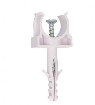 500025003 - 8433373074972 50 Fixateurs de tube avec tampon Ø25 mm
