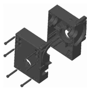 6DodCRN-Upper and lower boxes for DOD12-14-15 reducer (version 2.0 and next)