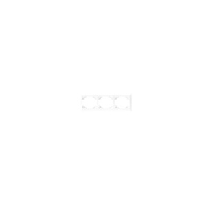 70931 TMI ESPELHO TRIPLO HORIZONTAL MARFIM/INOX 5603011047894