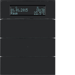 7563592 - B.IQ - BP KNX 3 TEC+Thermóst, Black Glass Huger Ean: 4011334372189
