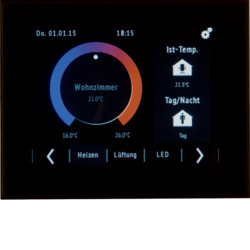 75740101 - tocar control Knx 3.5’’ HAGER Ean:3250617032582