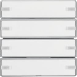 80144321 - BP KNX Q.x 4 teclas Easy p-etiq, alu HAGER EAN:4011334449454