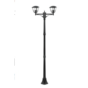 8680985573137 - NAR-6 2X60W BLACK E27 220-240V GARDEN LAMP