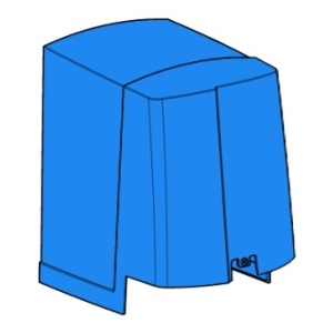 88001-0074 - - COPERCHIO MOTORIDUTTORE OPB001 RAL 7024