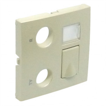 90774 TPE CENT TONO MISTA R-TV-RJ45/R-TV-RJ45-FO PÉROLA 5603011572990