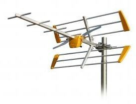 Antena Yagi Borde 12 elementos - Naranja, embalaje colectivo (15 Escuadra)