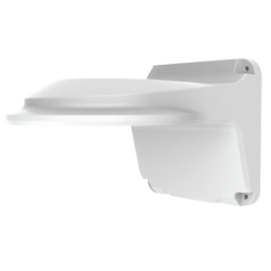 Apoyo de muro - A cámaras cúpula - Adaptar a usar no exterior - Color blanco - Paleta de cables