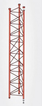 Bastardo Intermedio Torre 450 GQ+Rojo 3m